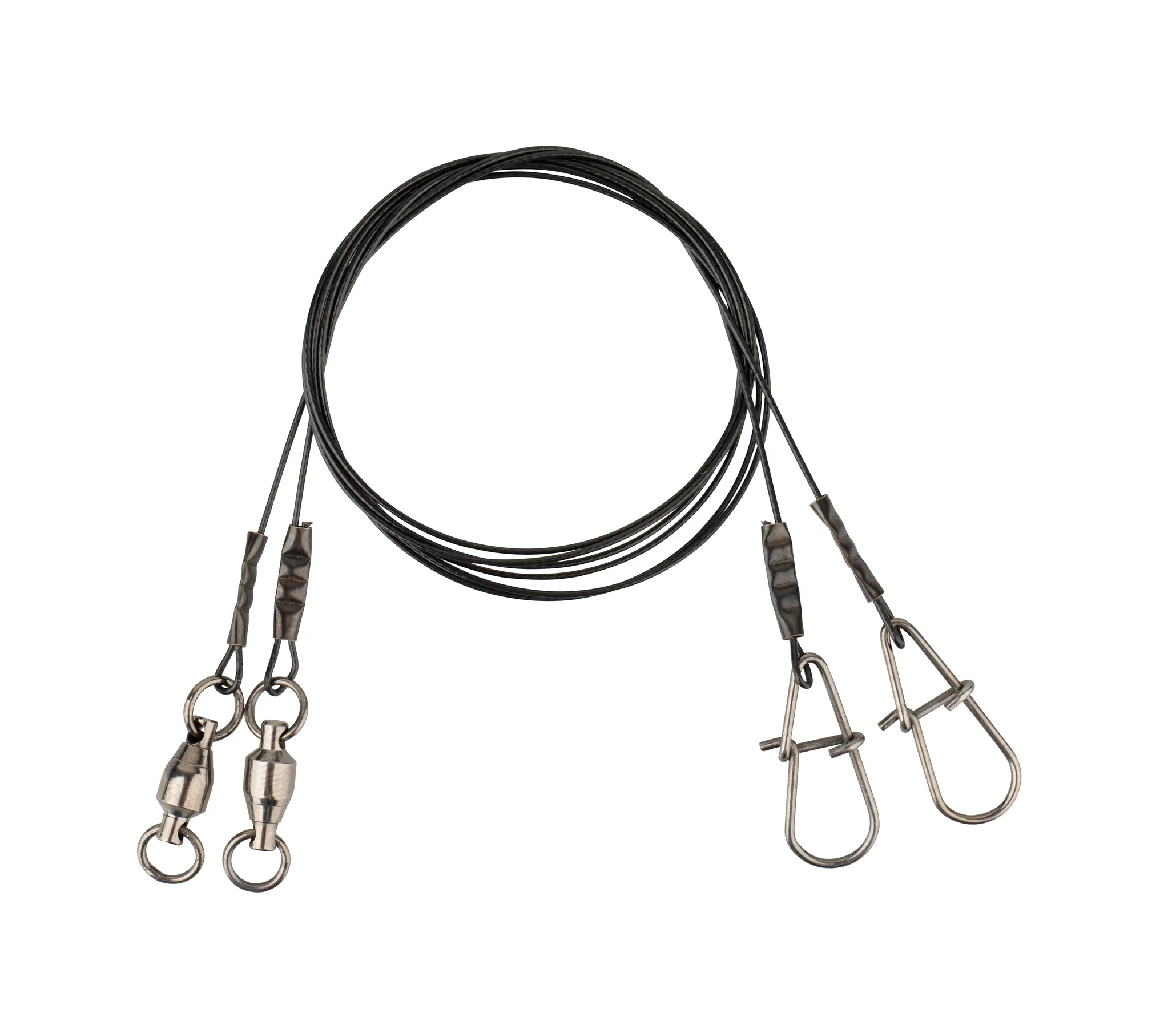 Savage Gear Black7 Trace Swivel/Neddle