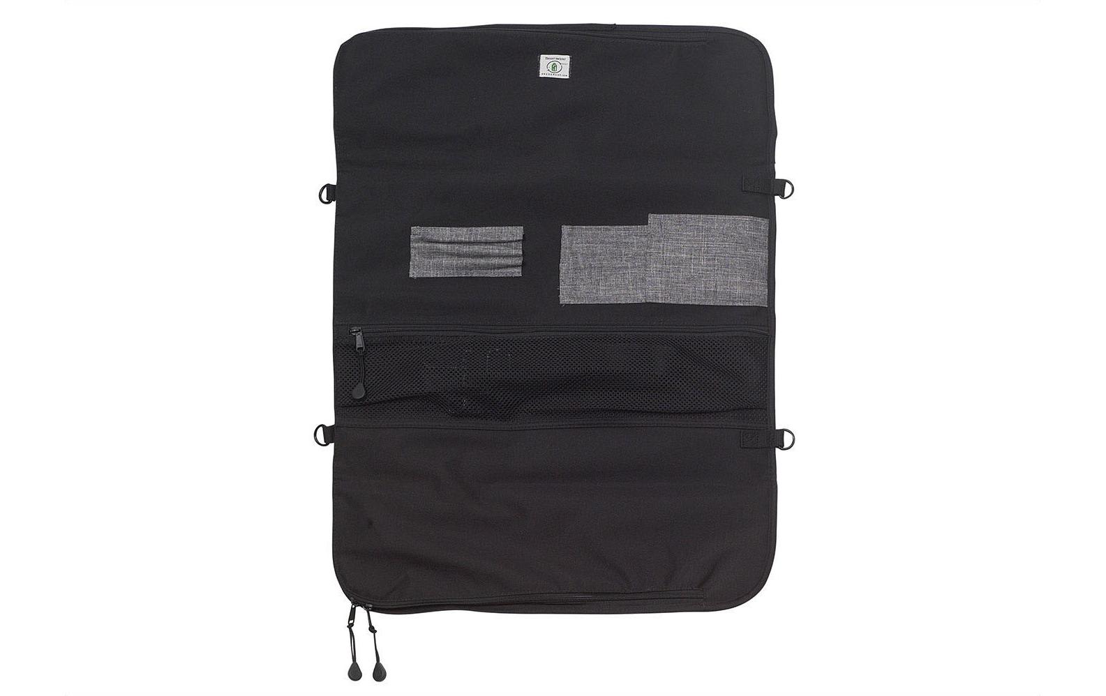 Messertasche 50 cm x 18 cm x 4 cm, SchwarzGepäck mit 12 Messertaschen