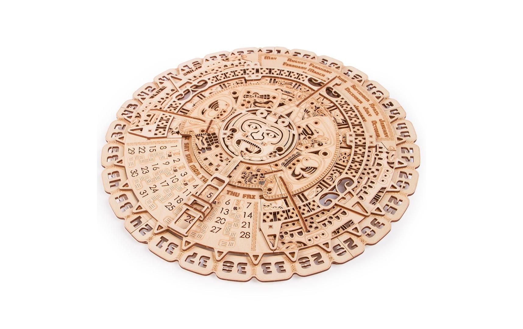 Bausatz Maya-KalenderKalender 3D Bausatz aus Holz