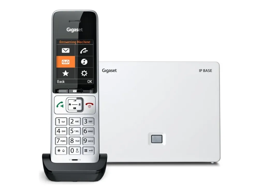 Gigaset 500A Comfort - Basestation til trådløs telefon / basestation til VoIP-telefon - besvarelsessystem med opkalds-ID - ECO DECT\GAP\CAT-iq