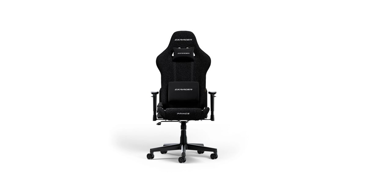 DXRacerPrince L Black Fabric gamestoel  (Zwart)