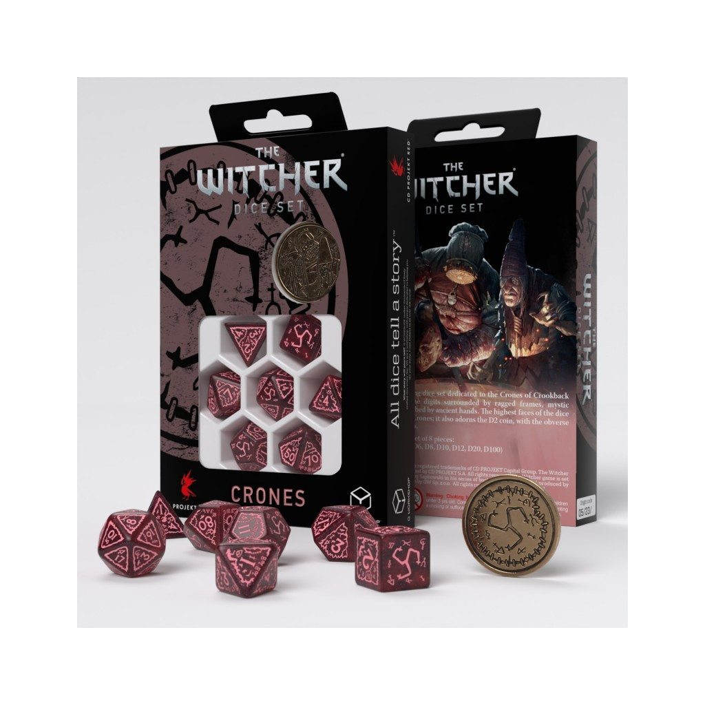 The Witcher Dice Set - Crones - Whispess