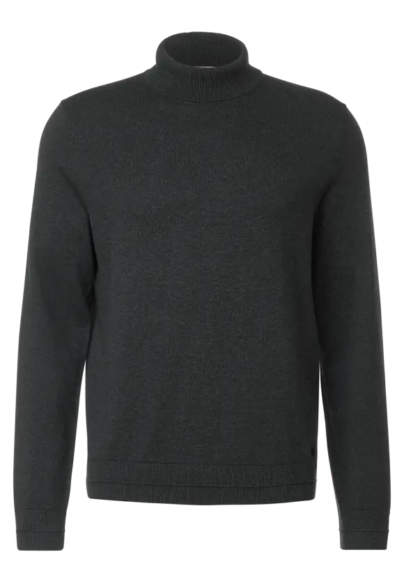 Pullover mit Rollkragen - anthra grey melange