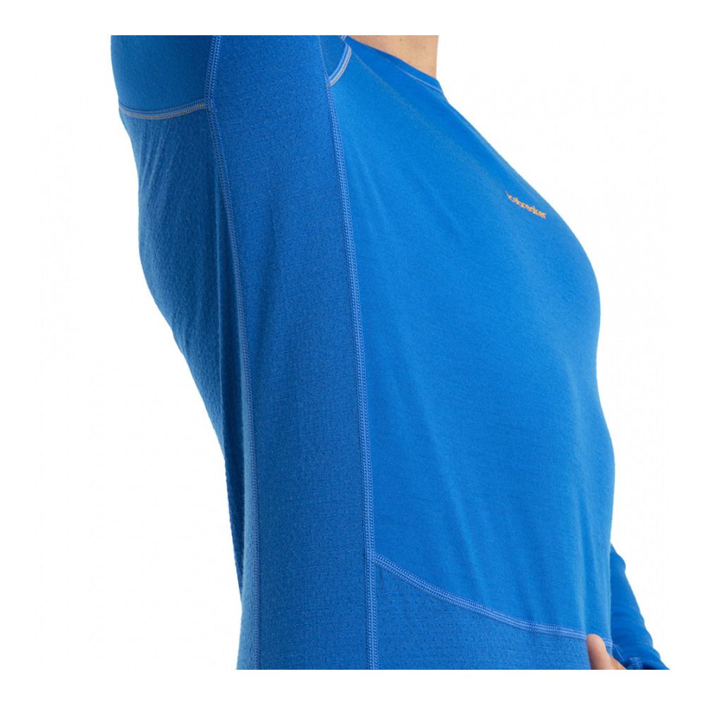 Icebreaker ZONEKNIT 200 - Sous-couche Homme lazurite/solar/cb