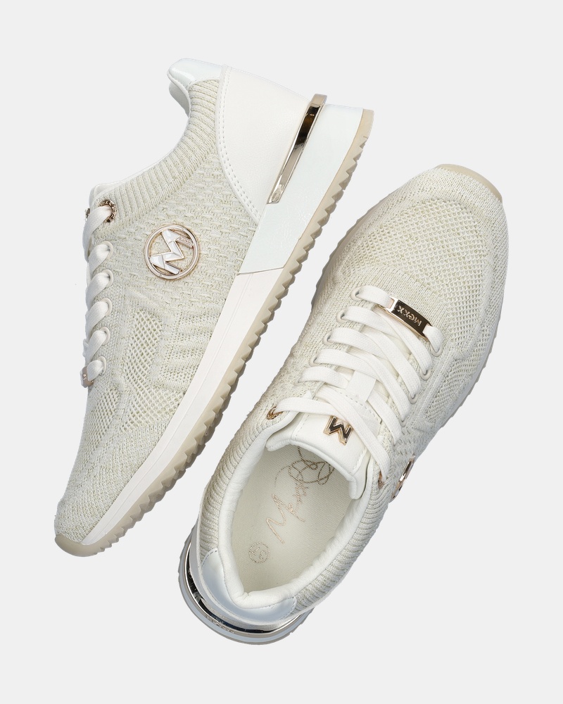 Mexx Gitte Glitter Lage sneakers  - wit