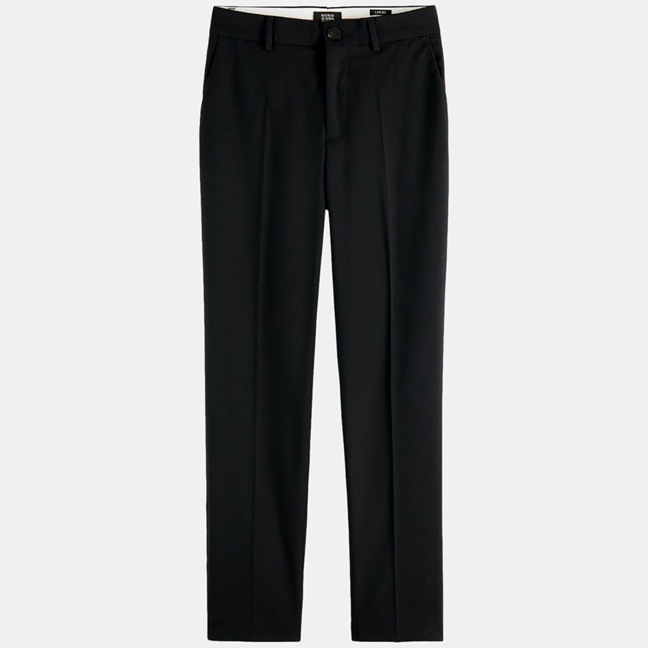 Scotch & Soda Pantalon Slim Fit fluide noir