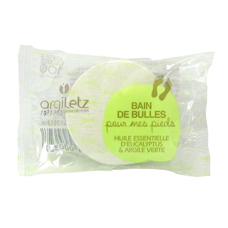 Galet pour bain de pieds 25g eucalyptus & argile verte