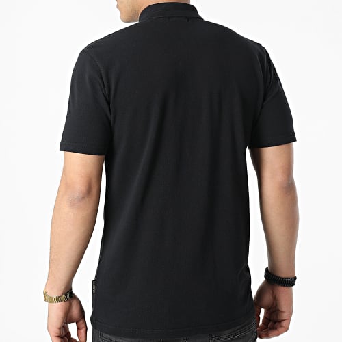Polo Manches Courtes Ealis A4GDK Noir