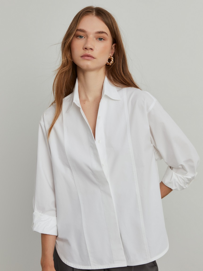 Camisa oversize de algodão