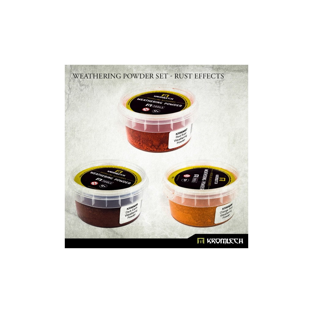 Weathering Powder Set - Rust Effects