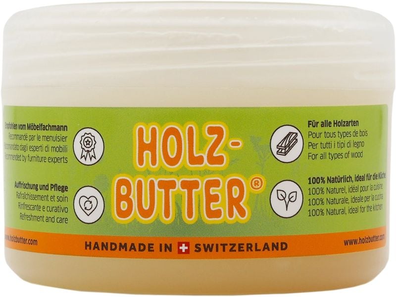 Renuwell Pflegereiniger Holz-Butter Dose, 250 ml Schützt, pflegt, nährt und belebt alle Holzarten