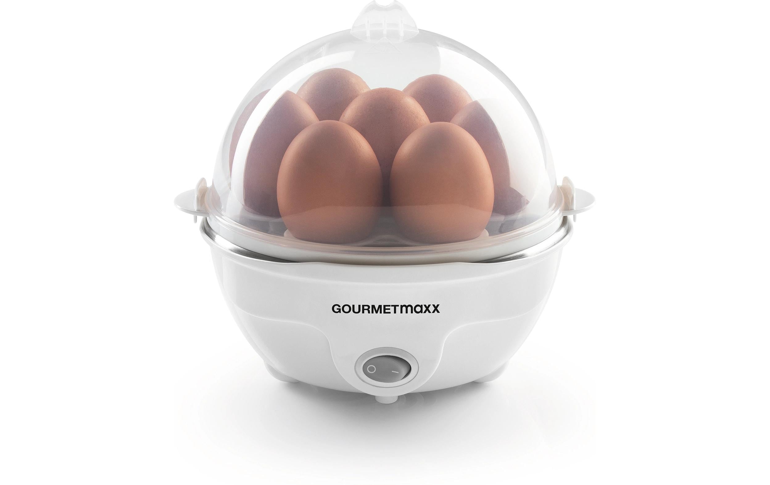 Eierkocher 7 Eier, WeissEierkocher mit 350 W Leistung