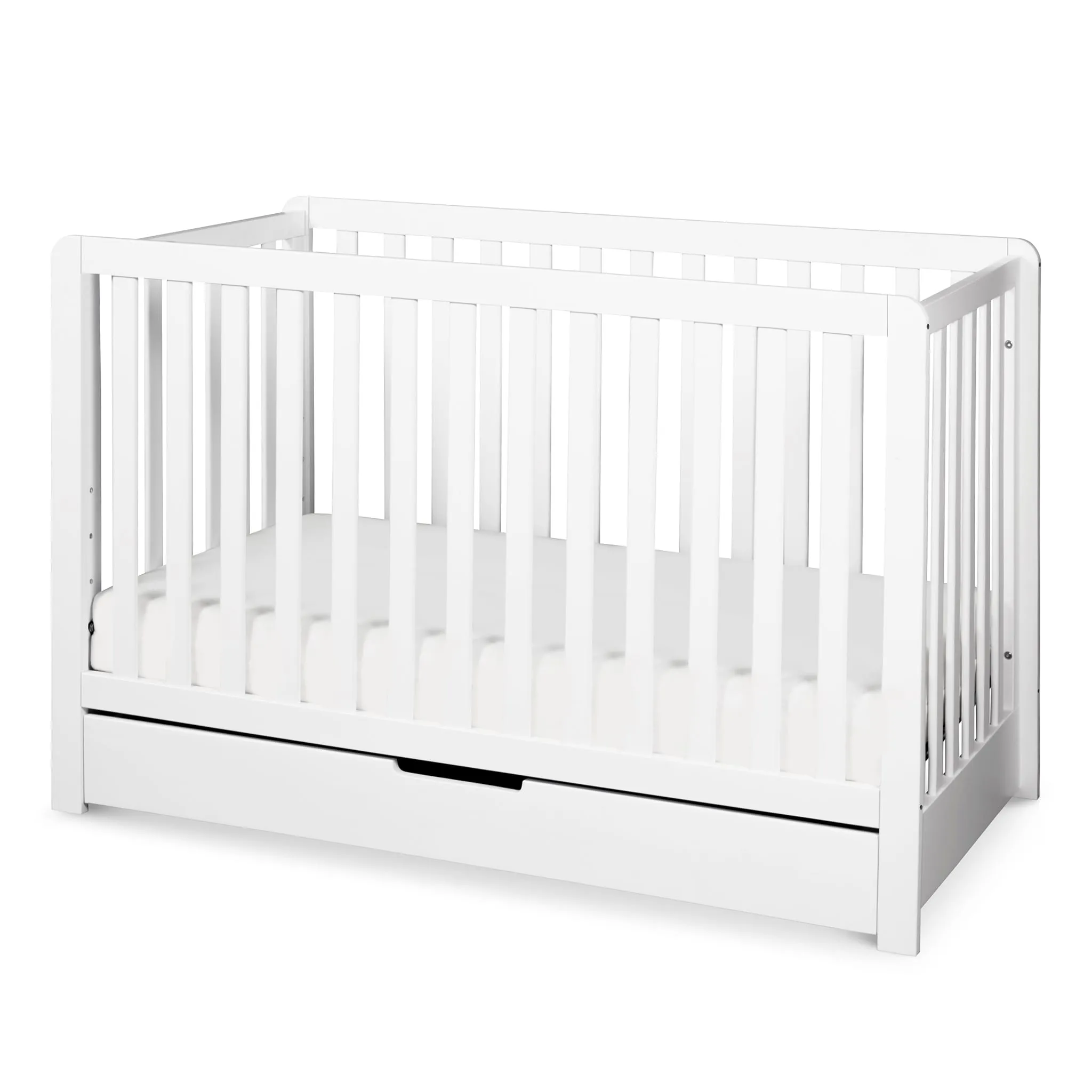 DaVinci Couchette Convertible 4-en-1 Colby avec Tiroir Gigogne - Blanc