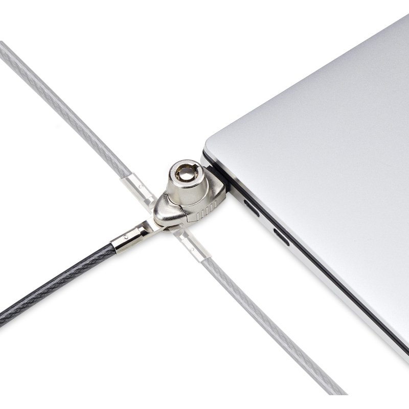 StarTech.com Antivol pour Ordinateur Portable Compatible Slot Noble Wedge ®, Câble de Verrouillage de 1,5m, Sécurité Antivol pour PC Portable, Câble en Acier Résistant aux Coupures, Serrure à Clé