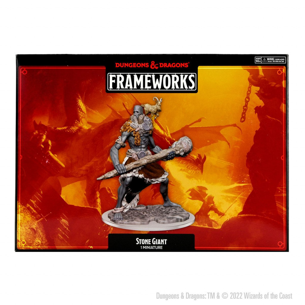 D&D Frameworks Unpainted Miniatures - Stone Giant