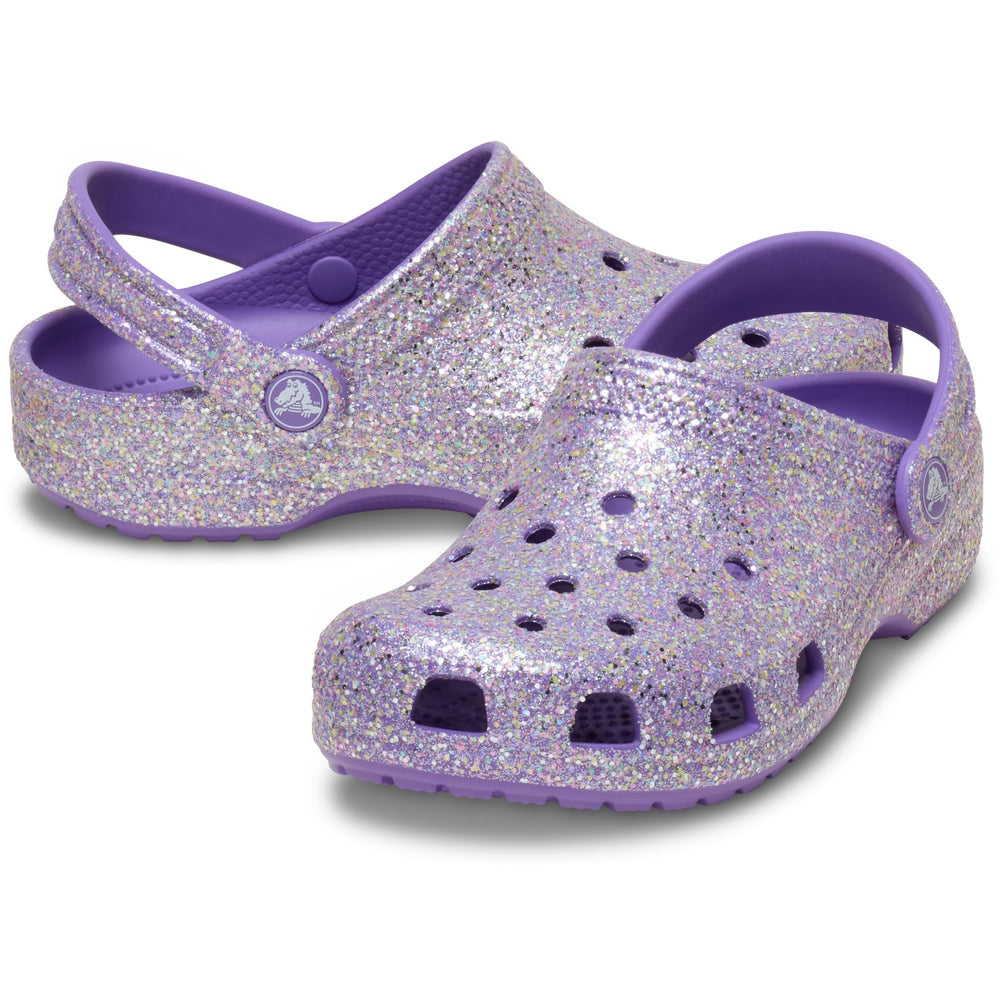 Køb Crocs Purple Classic Fantasy Glitter Clog K Ppl