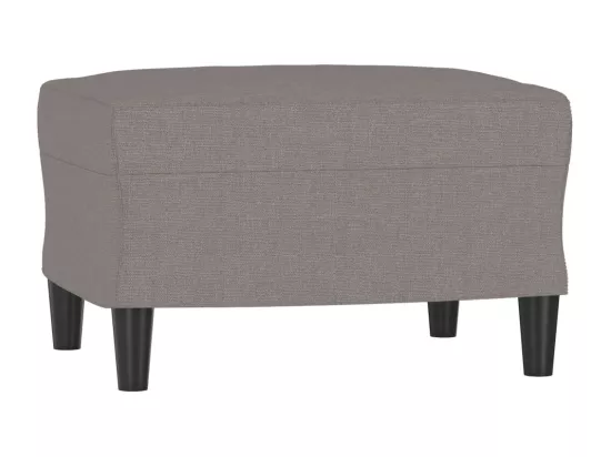 Repose-pied Taupe 60x50x41 cm Tissu