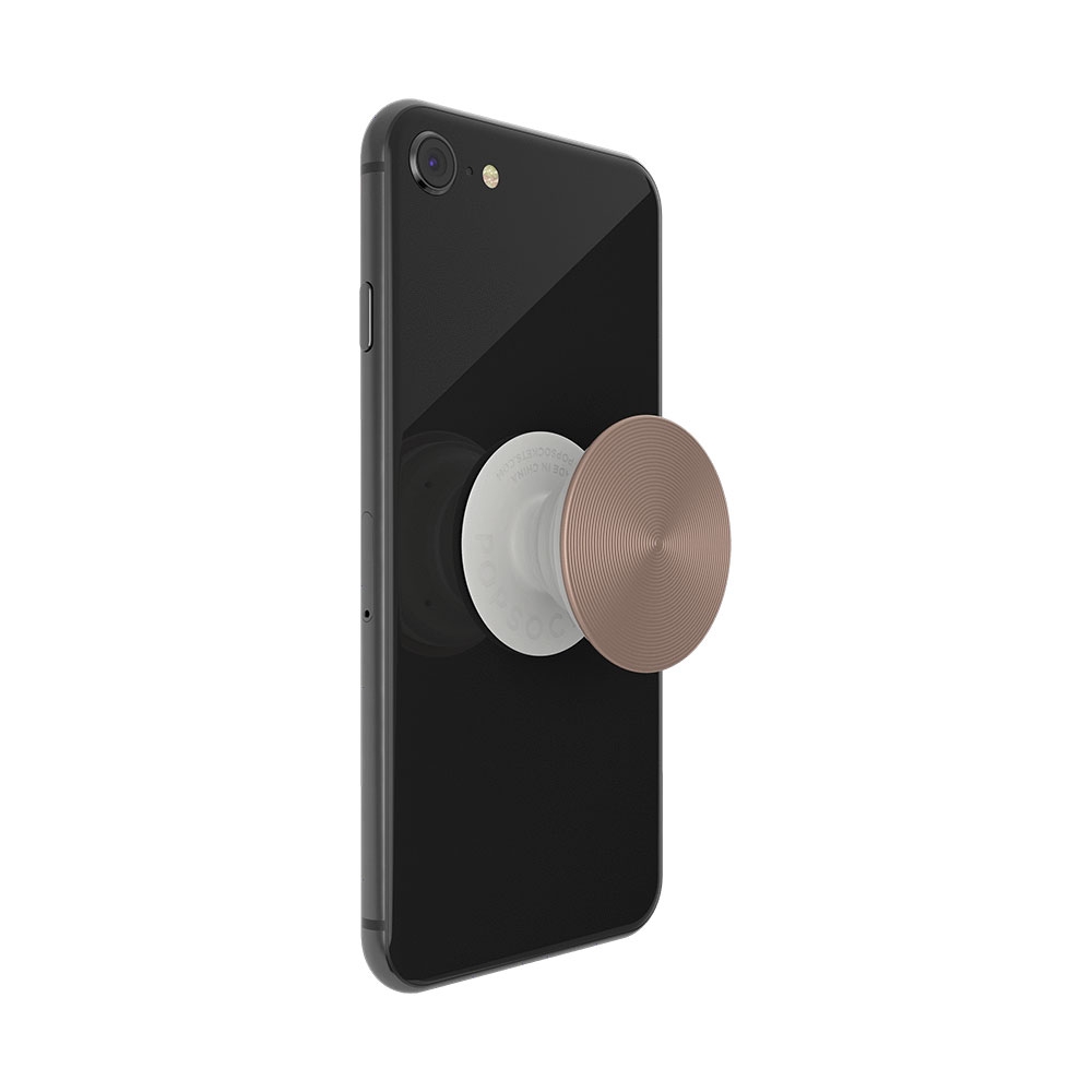 PopGrip Premium Finger Griff Halterung (Austauschbarer Top) für Smartphones / Tablets (801137) -  Twist Rose Gold Aluminium