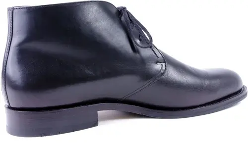570 H Verschuren zwart - maat 12 veterboot zwart H leest - maat 12 Calandschoen