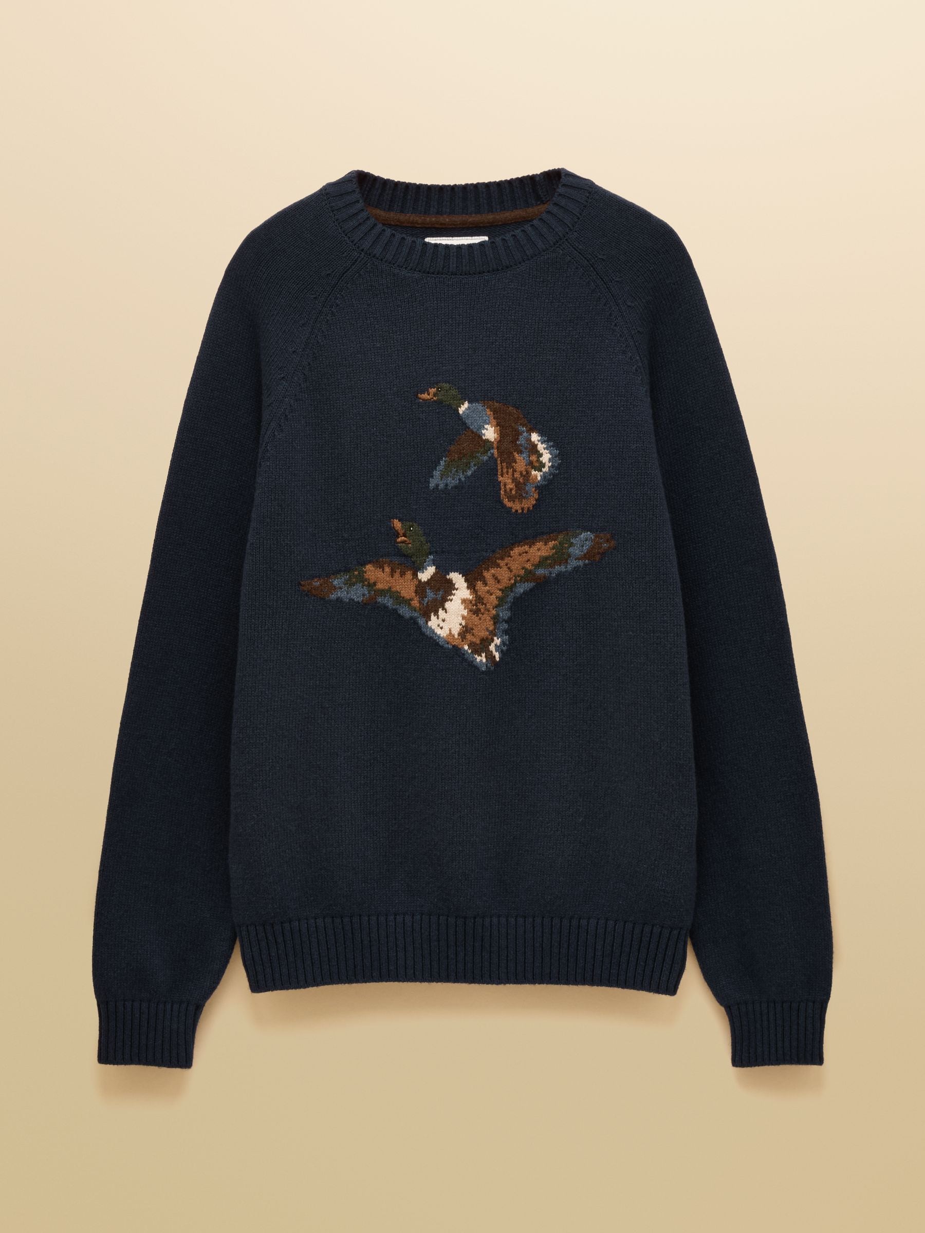 Joules Duck Intarsia Crew Neck Jumper