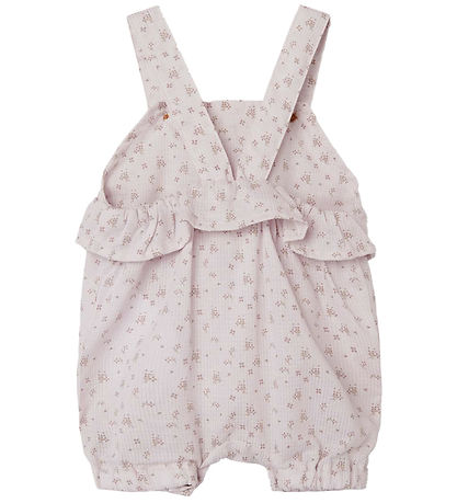 Lil Atelier Smækbukser - NbfJonina - Lilac Ash m. Blomster