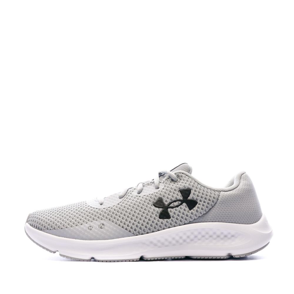 Under Armour Chaussures de Running Grise Homme Under Armour Charged Pursuit 3
