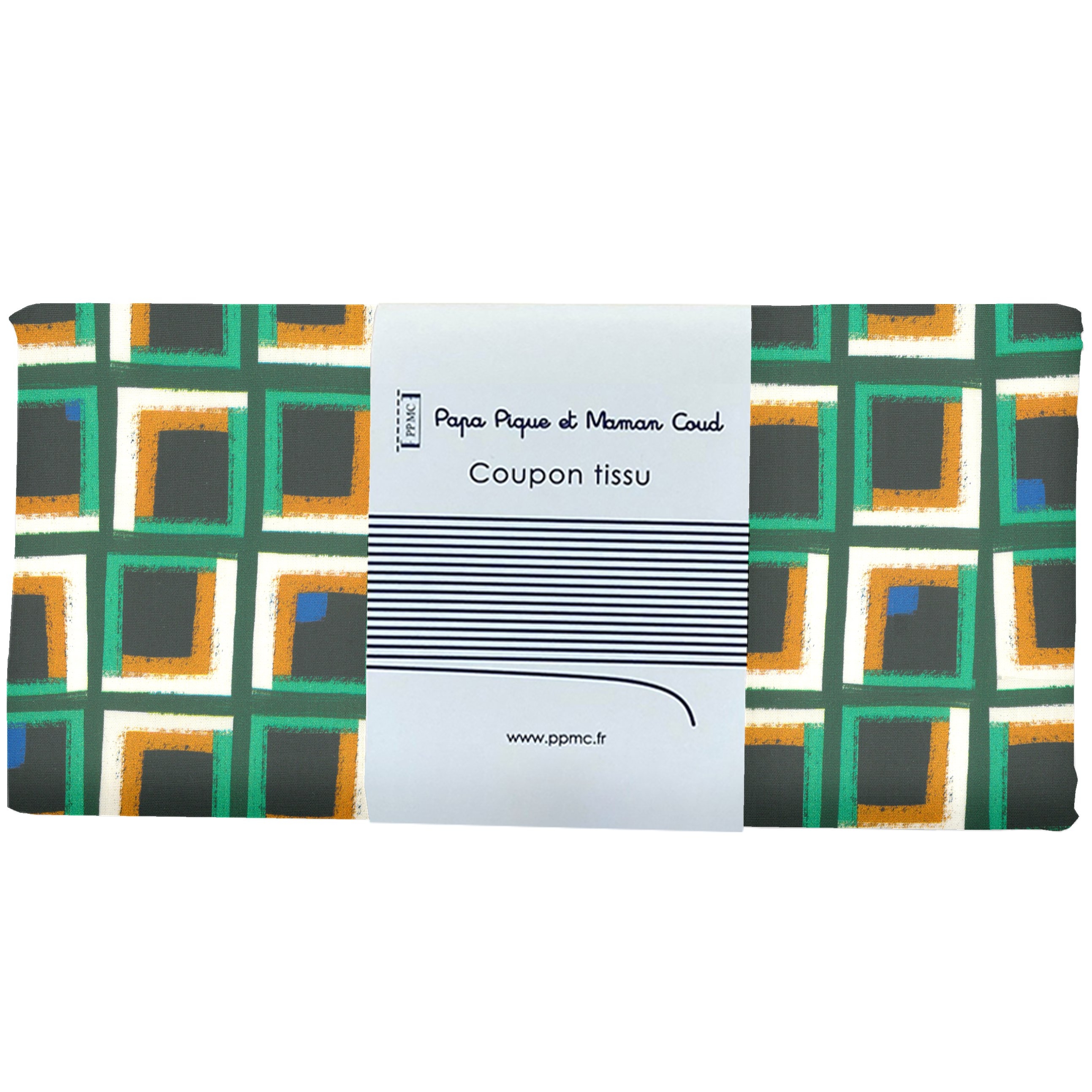 Coupon Tissu 50 Cm Carré D'art
