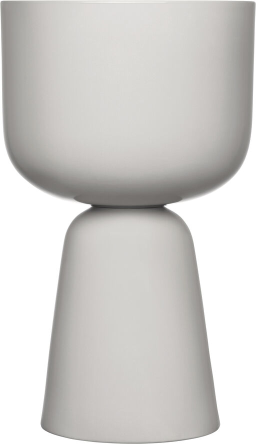 Iittala Nappula urtepotte 260x155mm lysegrå Grå
