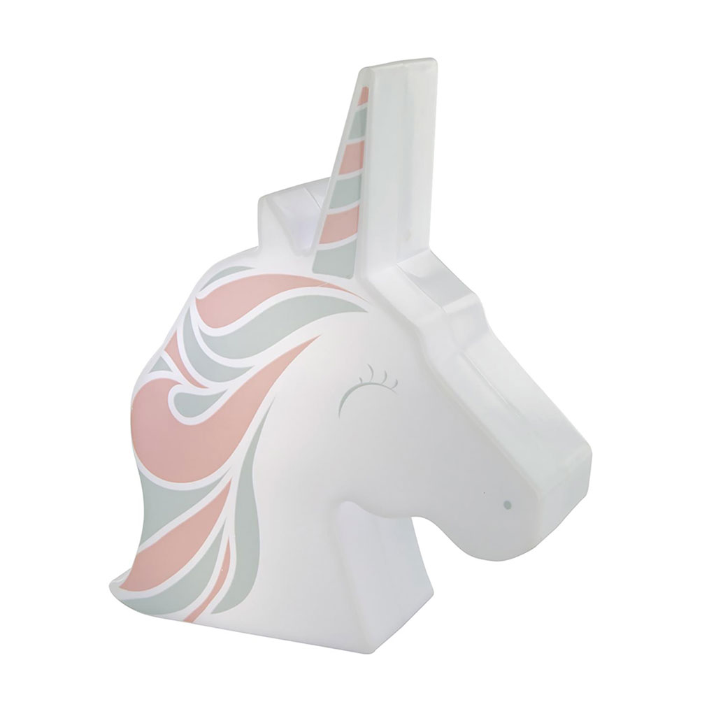 Veilleuse projection licorne 12.5x16x4.8cm