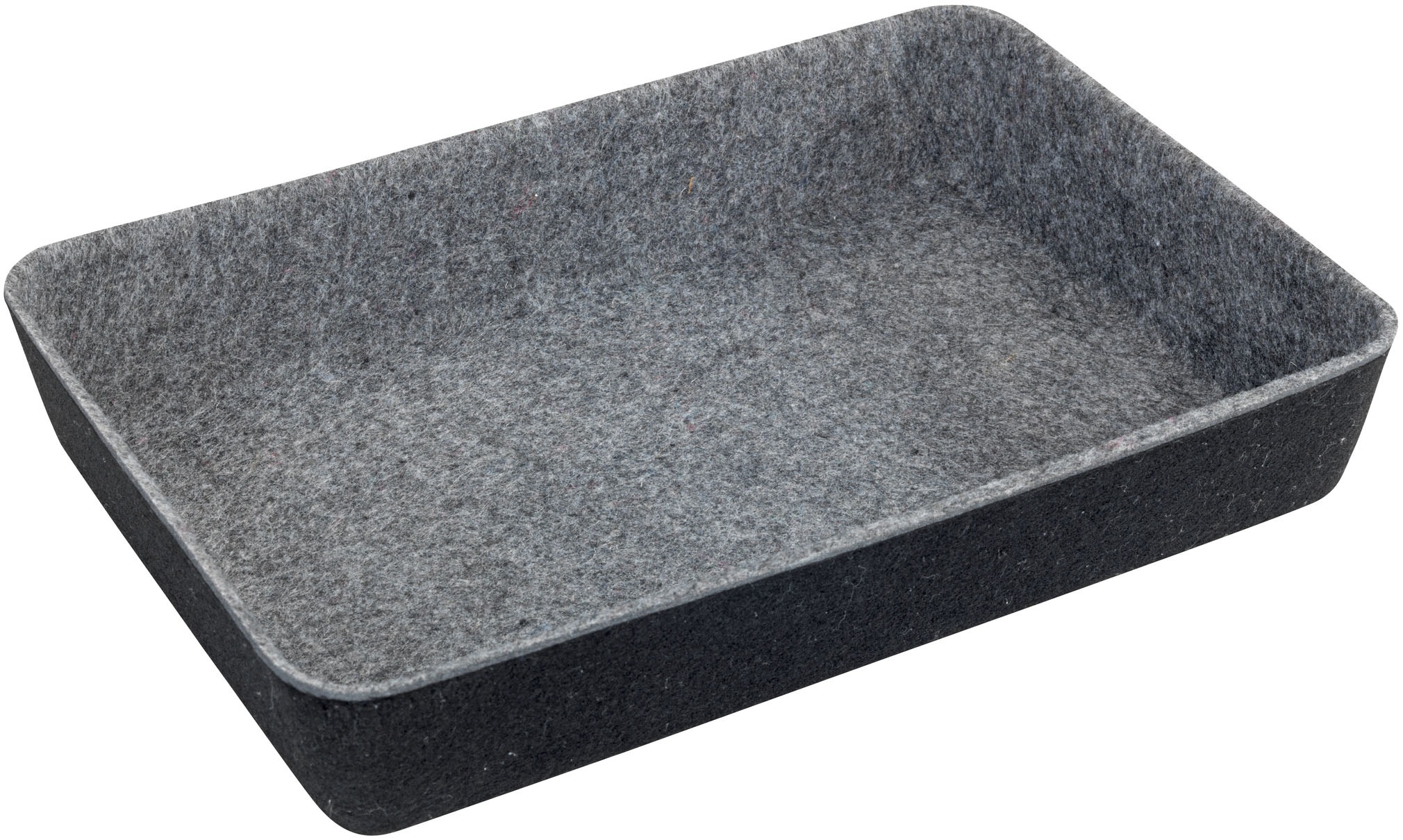 WENKO Organizer Aufbewahrungsboxen für Schubladen, 3 Grössen, recycelter Polyesterfilz