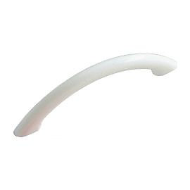 6 poignées de meuble plastique COLOURS Moderne blanc 96 mm