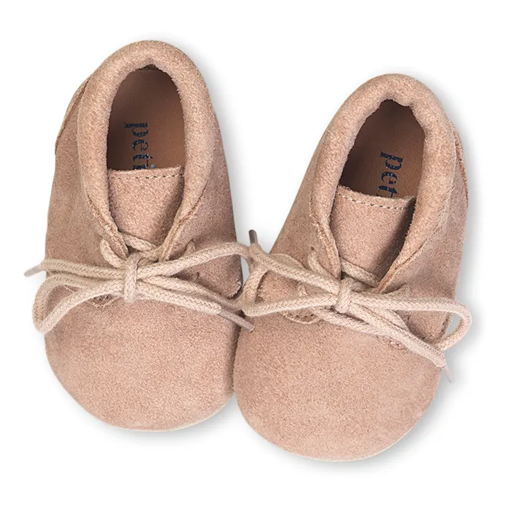 Petit Nord Chaussons Crib | Rose pâle