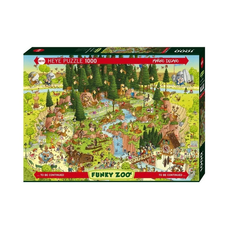 Puzzle 1000 pièces - Black forest habitat