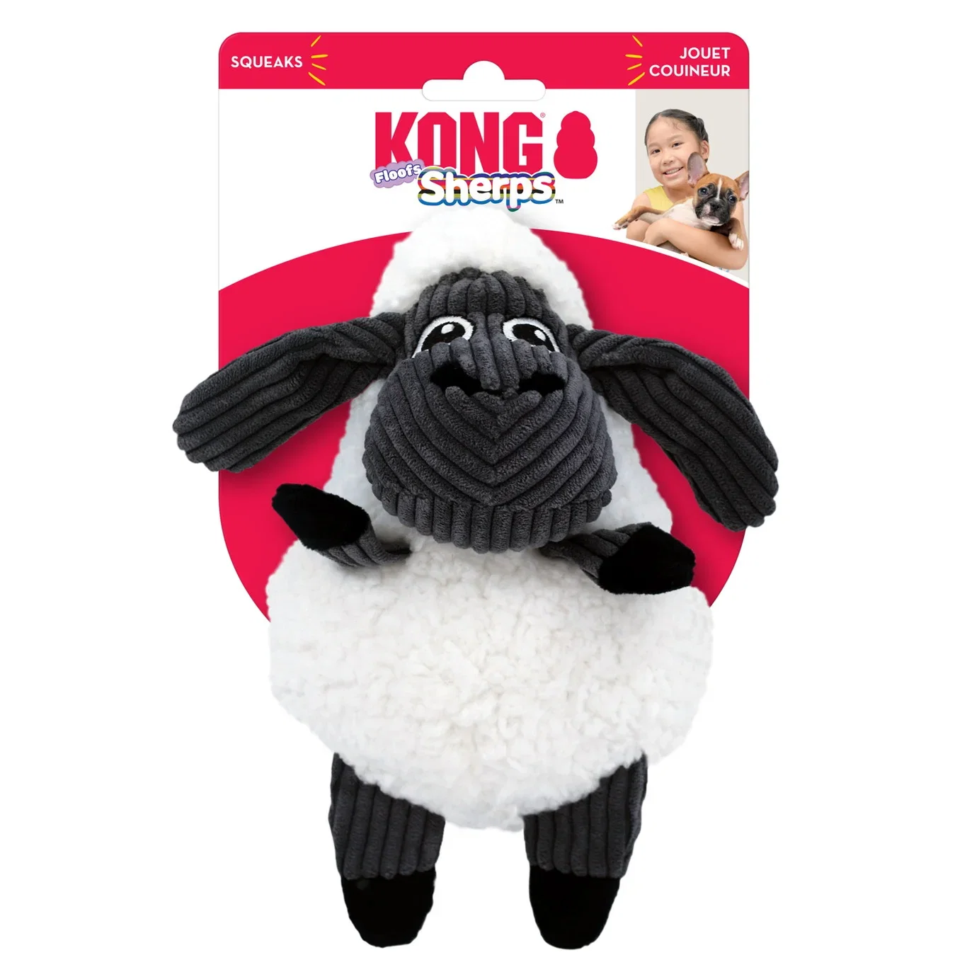 Kong Hundeleke KONG Sherps Floofs Sheep Høyde 30 cm