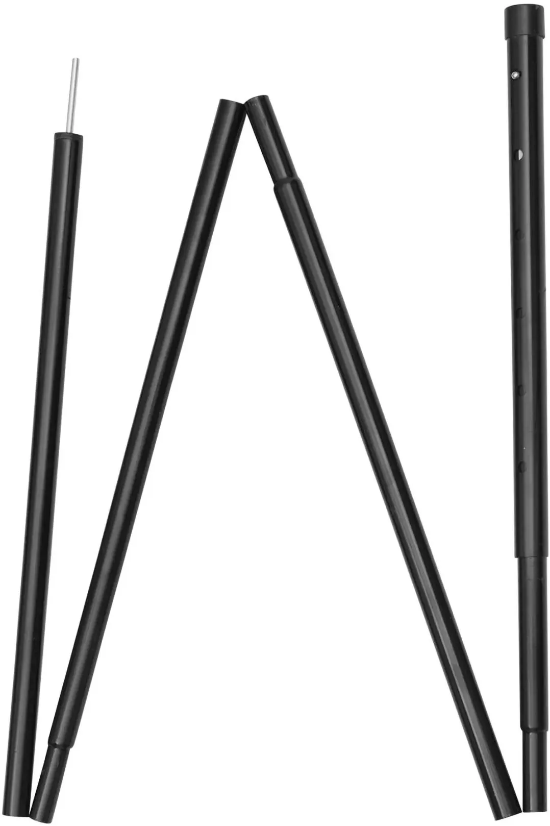 Sydvang Steel Tarp Pole 185-210 cm Black