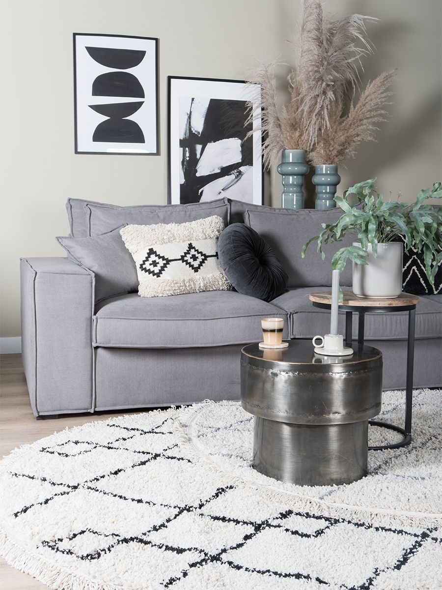 Rond vloerkleed Souk cream ø160