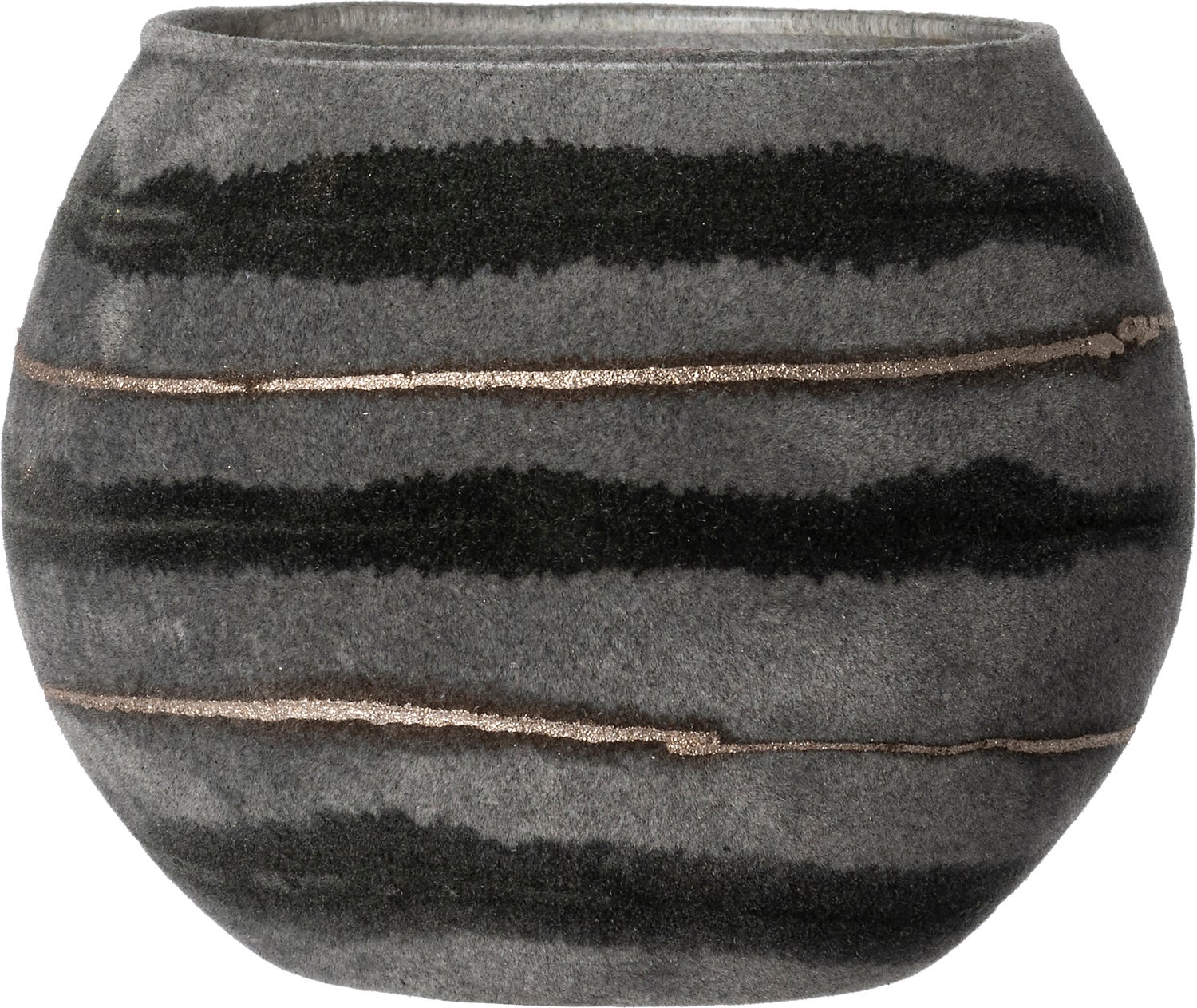 Intratuin waxinelichthouder Jari grijs D 10 H 10 cm