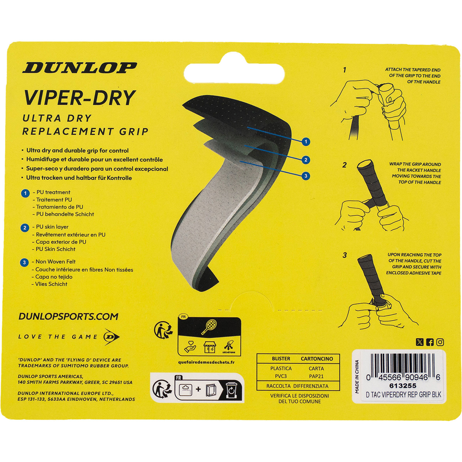 Dunlop D Tac Viper Dry Basisgrip 1 St.