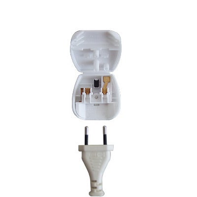 Powerconnections PC8338-BK-R-3A Europlug CEE7 - UK adapter