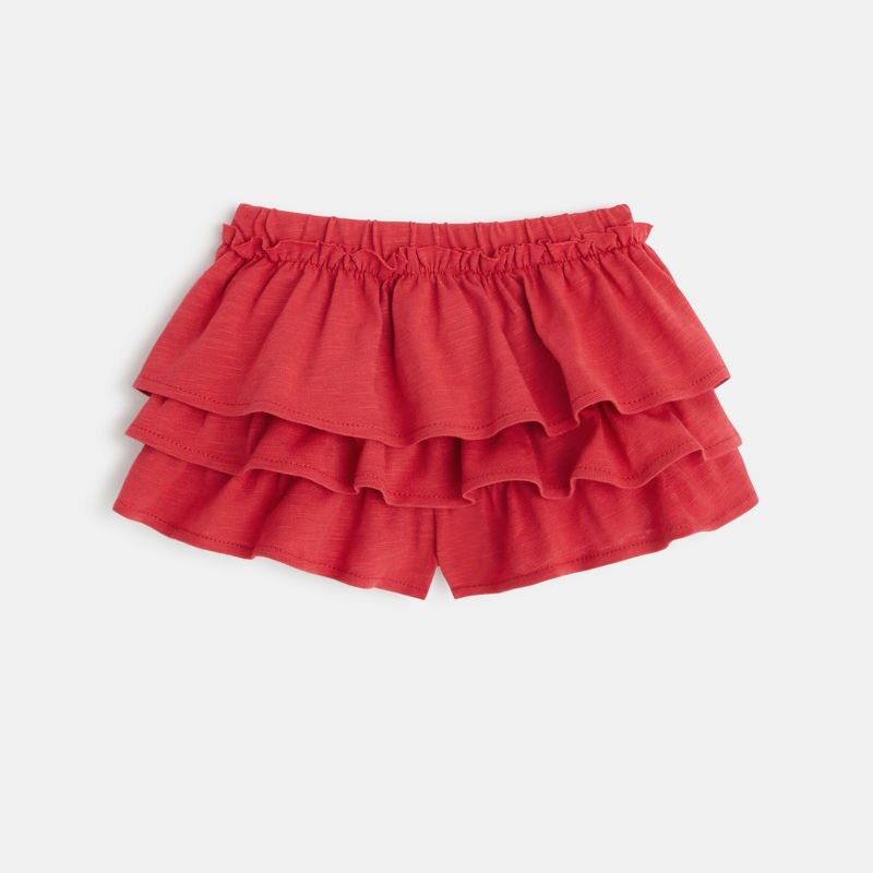 Jupe short bébé fille à volants Absorba Aucune nuance