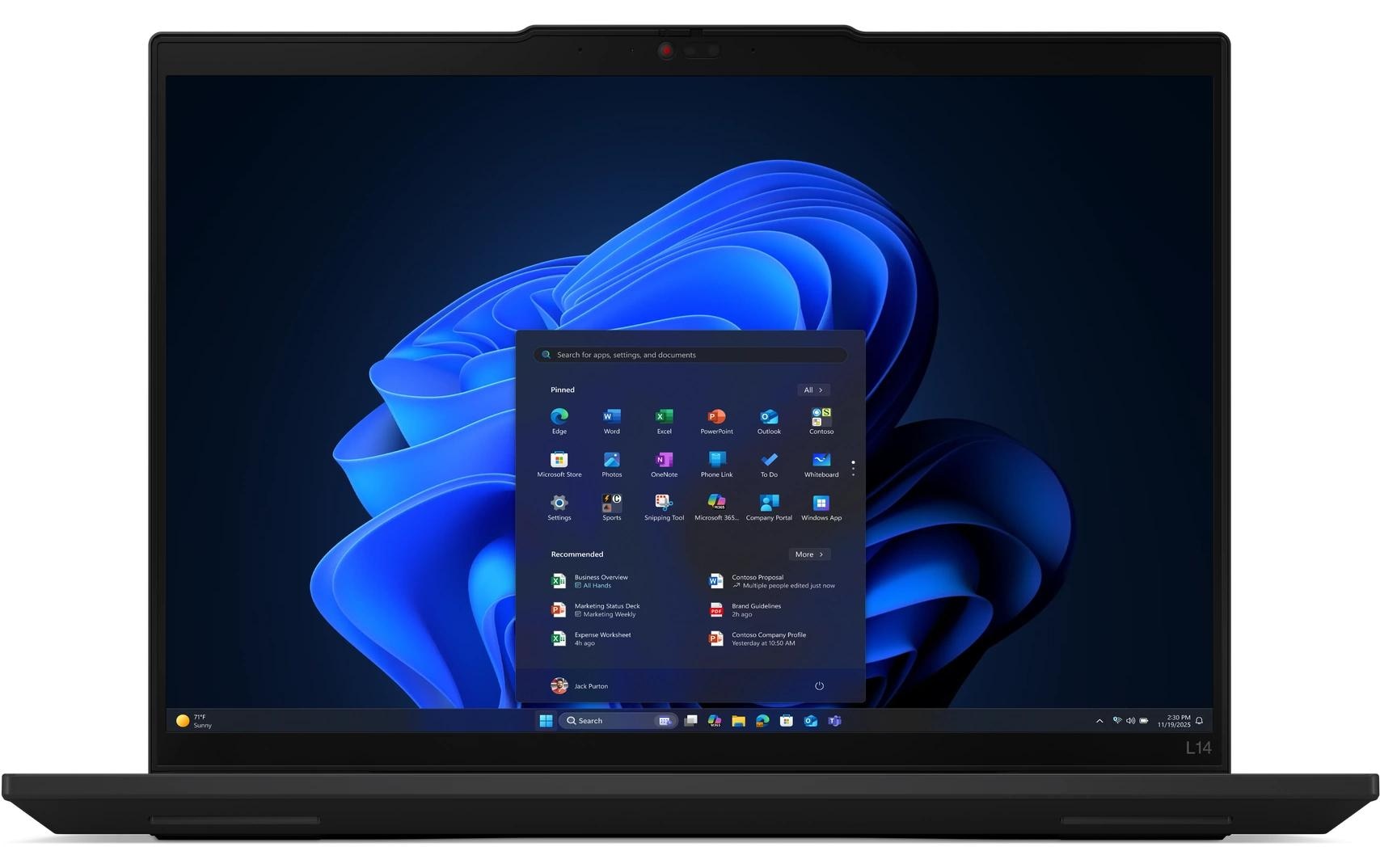Lenovo Notebook »ThinkPad L14 G6 (Intel)« / 14 ″ Intel Core Ultra 5 Intel Graphics