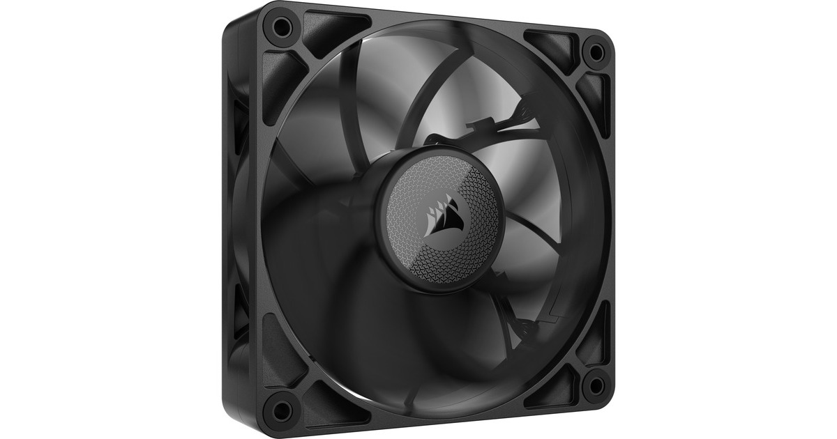 CorsairRX120 MAX Thick case fans  (Zwart, 3 stuks, 120 x 120 x 30 mm, PWM)