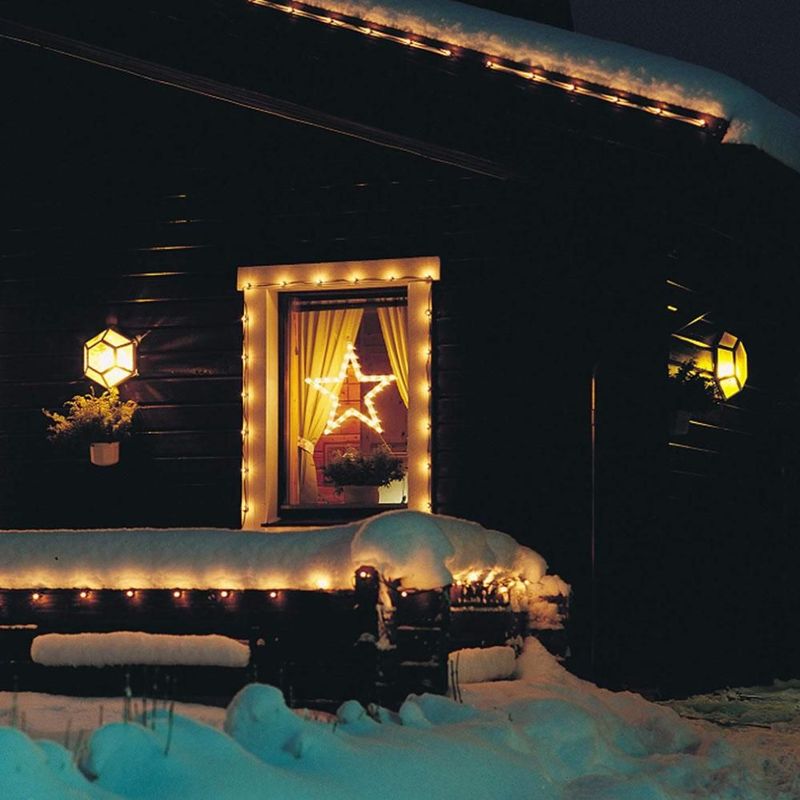 Kerstster met Verlichting - Konstsmide - 47 X 50 cm (35 LED - Binnen)