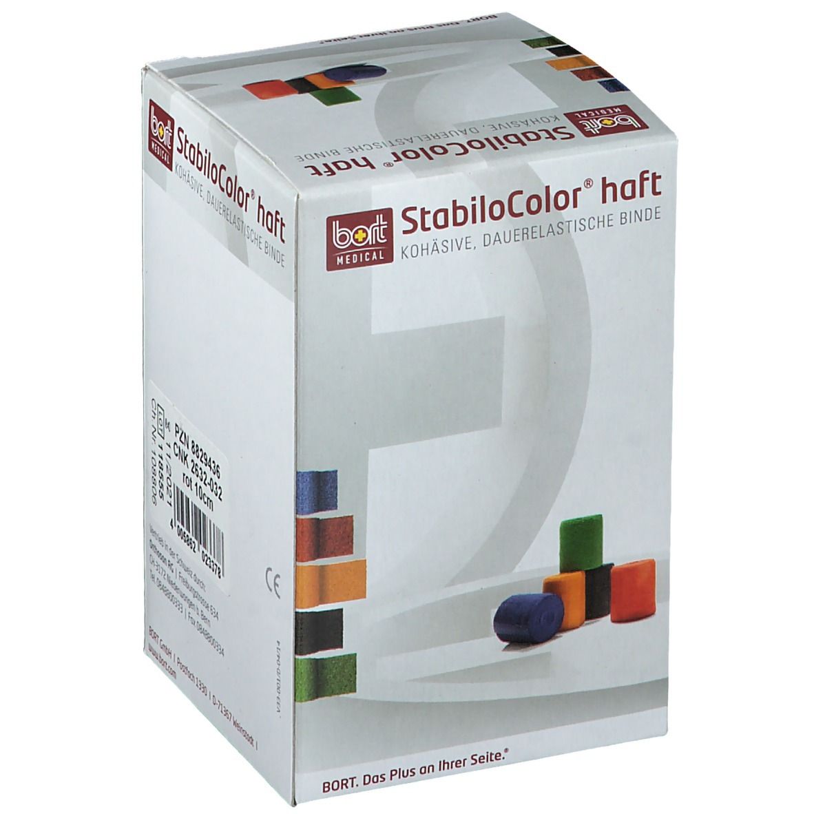 BORT StabiloColor® haft Binde 10 cm rot