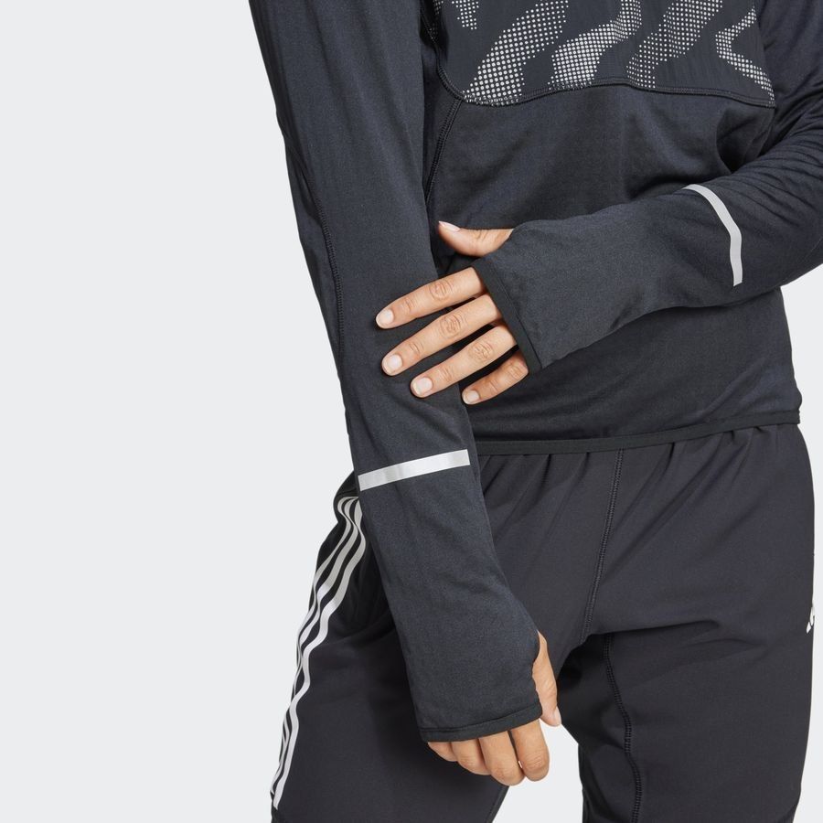 Adidas Haut demi-zip réfléchissant Ultimate Hi Vis