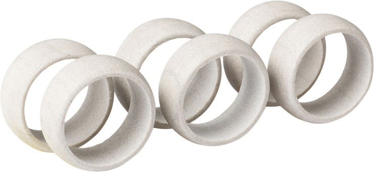 Broste Copenhagen SERVIETRING 'KIT' SAND STONE Beige