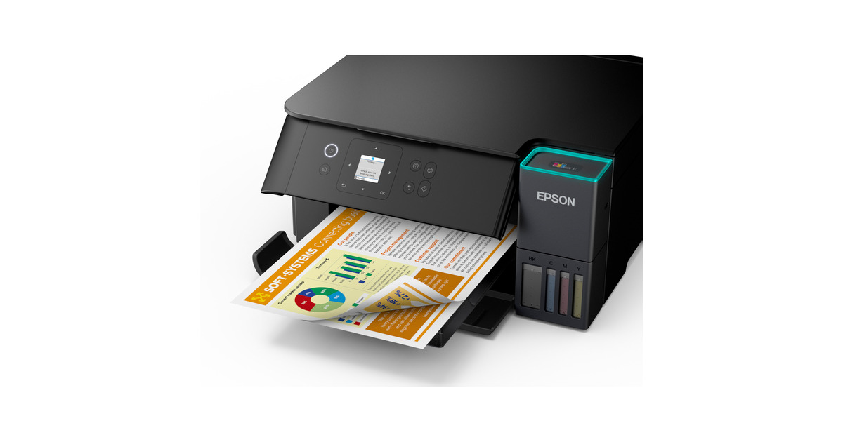 EpsonEcoTank ET-2950 all-in-one inkjetprinter  (Zwart, Scannen, Kopiëren, wifi, inclusief tot 3 jaar inkt)