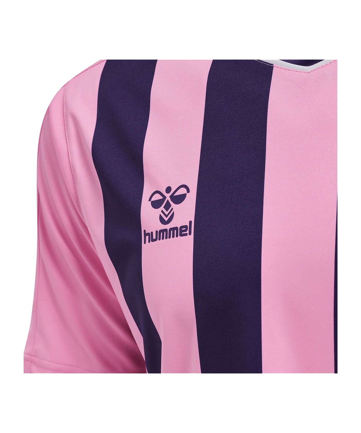 Hummel hmlCORE XK Striped Trikot Weiss Lila F3266