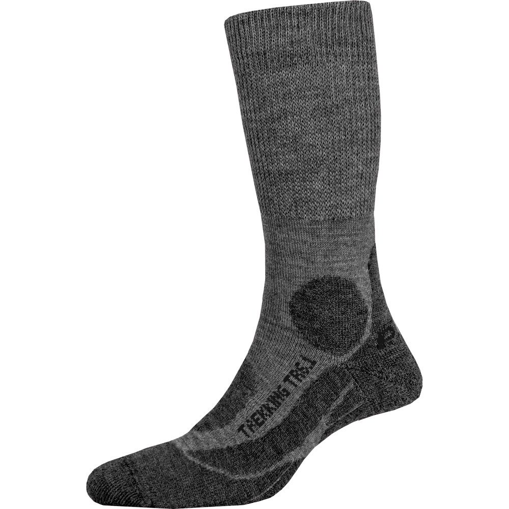 P.A.C. 6.1 Trekking Merino Medium Socken Damen anthrazit