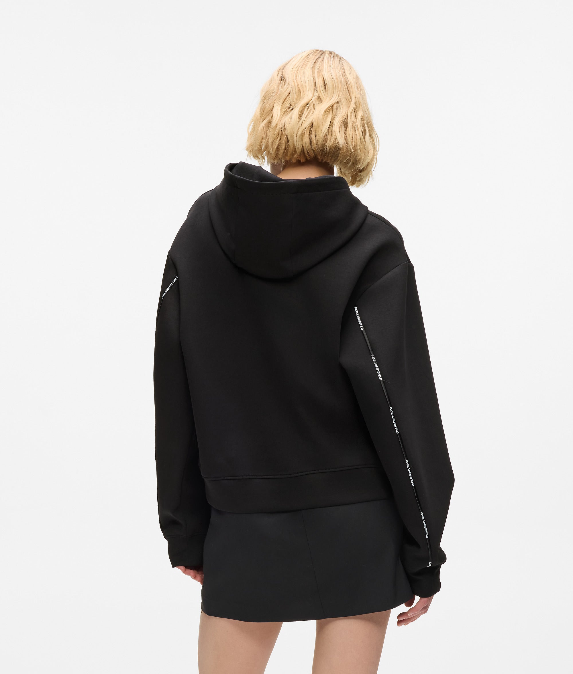 Hoodie met logoband